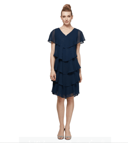 Cobalt SL Fashions 1175251 Short Formal Dress for $109.0 – The Dress Outlet