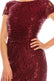 Red SL Fashions 9119185 Long Formal Sequined Lace Column Evening Dress ...