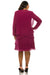SLNY Short Beaded Chiffon 2 Piece Set Dress - The Dress Outlet