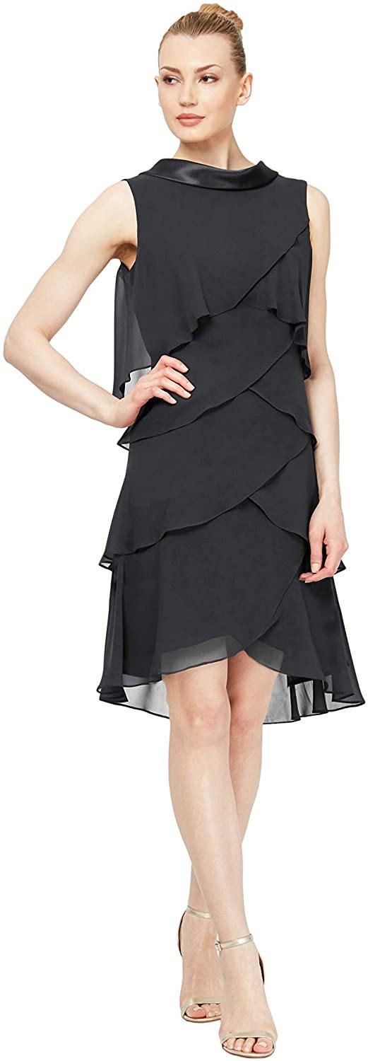 SL Fashion Short Dress Mother of the Bride 9470397 - The Dress Outlet