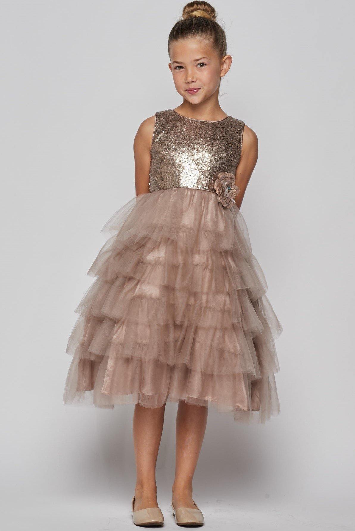 Sleeveless Beaded and Layered Flower Girl Dress | Dress Outlet The Dress Outlet Sleeveless Beaded and Layered Flower Girl Dress | Dress Outlet The Dress Outlet