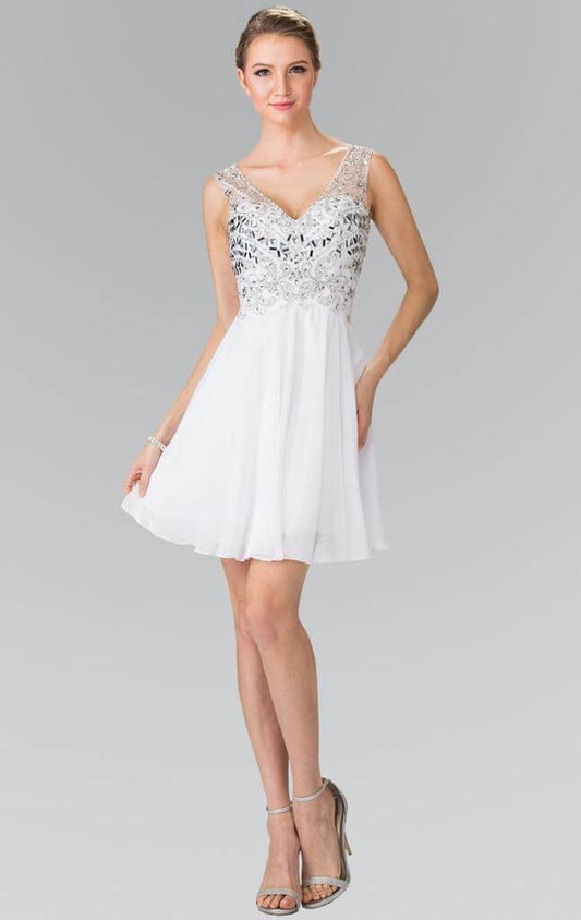 Sleeveless Cocktail Dress Prom Homecoming - The Dress Outlet Elizabeth K