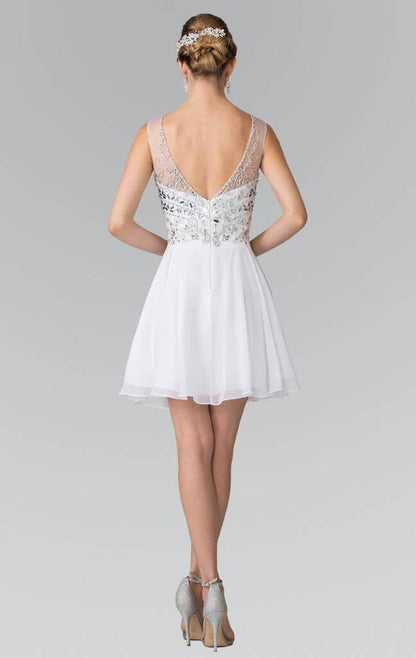 Sleeveless Cocktail Dress Prom Homecoming - The Dress Outlet Elizabeth K