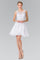 Sleeveless Cocktail Dress Prom Short - The Dress Outlet Elizabeth K