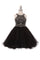 Sleeveless Embellished Short Party Dress Flower Girl - The Dress Outlet Cinderella Couture