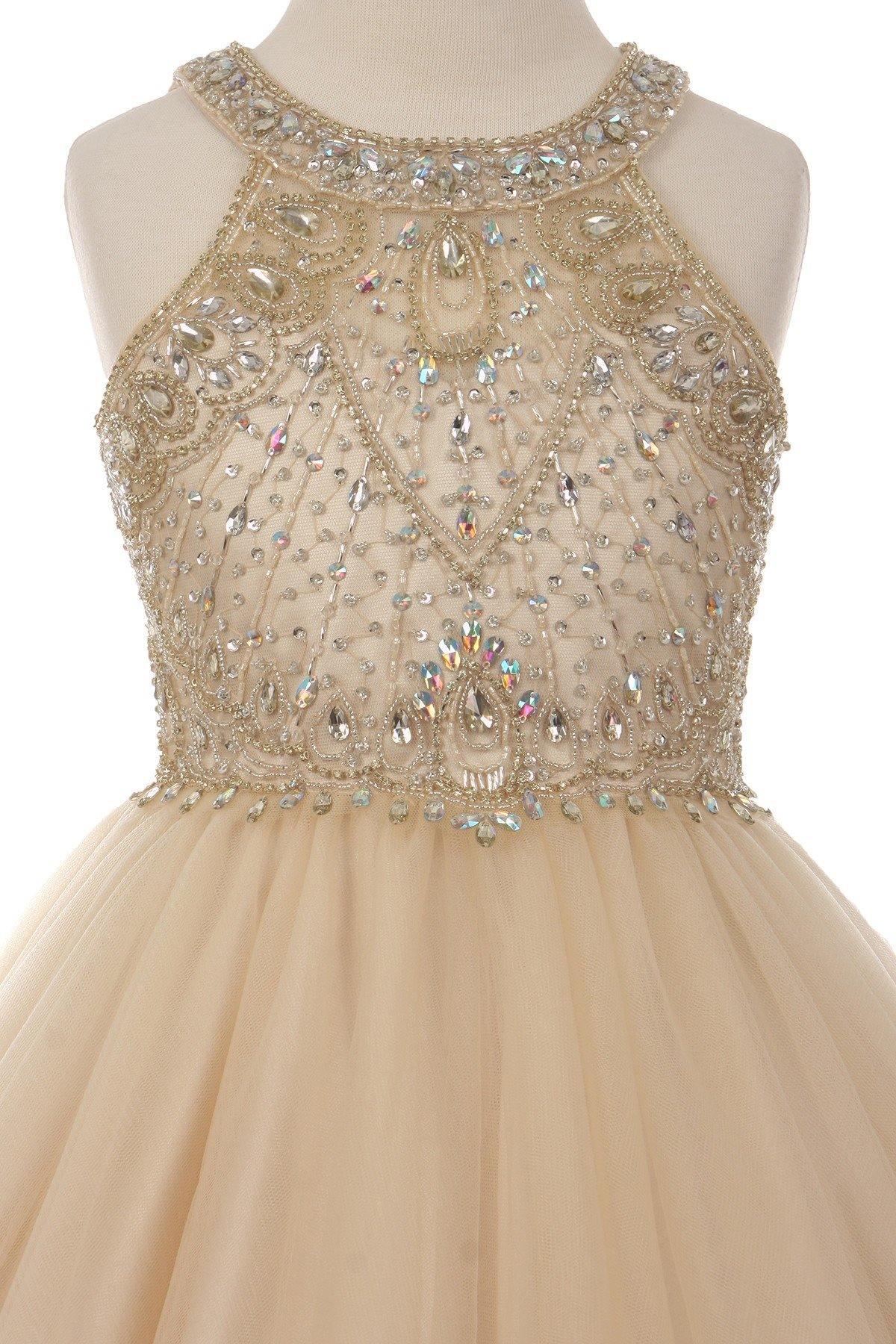 Party / Flower Girl Dress (5040) Aqua / 6 Party / Flower Girl Dress (5040) Aqua / 6