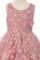 Sleeveless Embroidery Flower Girls Dress - The Dress Outlet Cinderella Couture