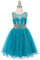 Sleeveless Flower Girl Dress with Rhinestone Bodice - The Dress Outlet Cinderella Couture