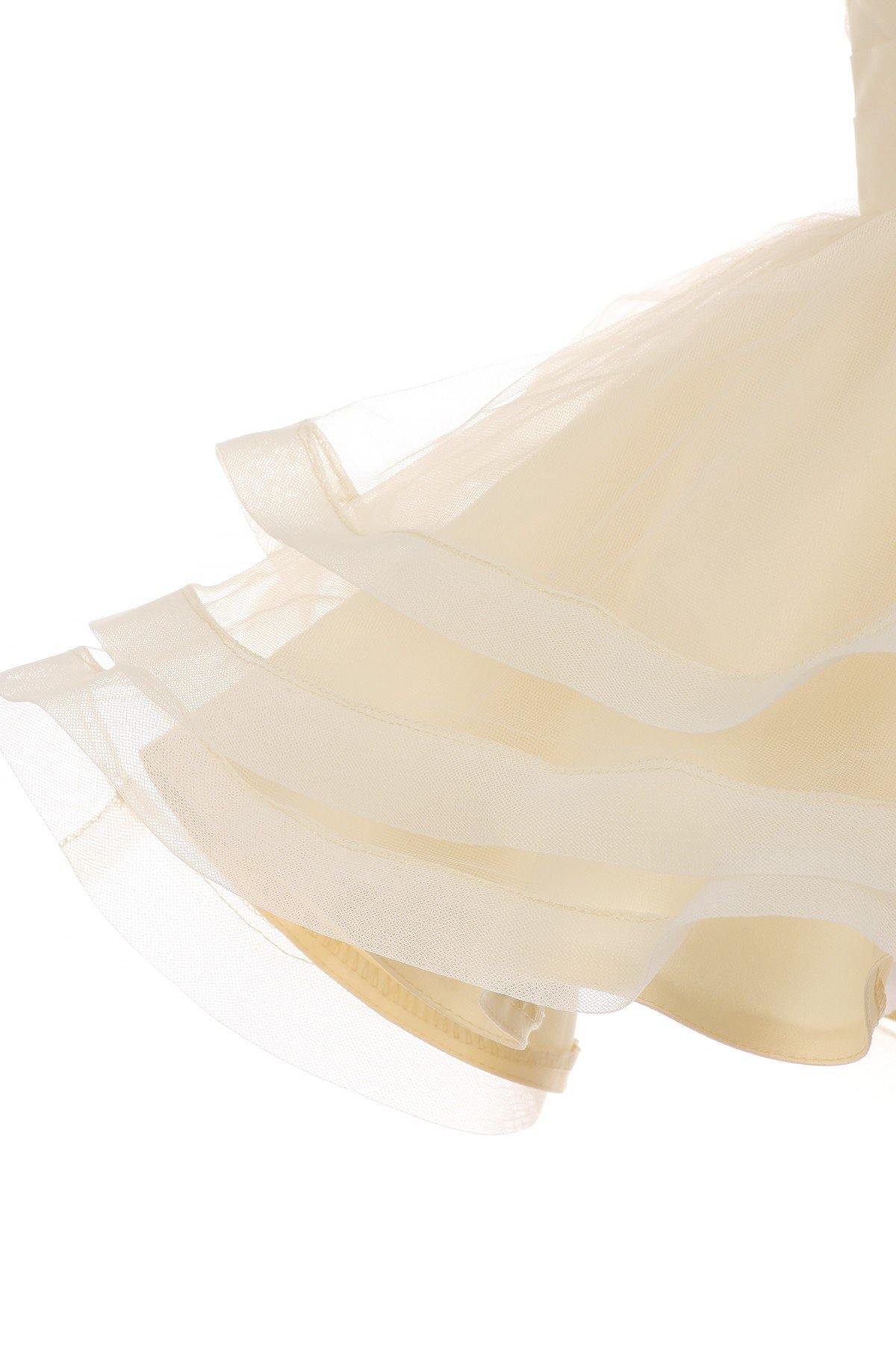 Sleeveless Flower Girls Dress Embroidered Bodice