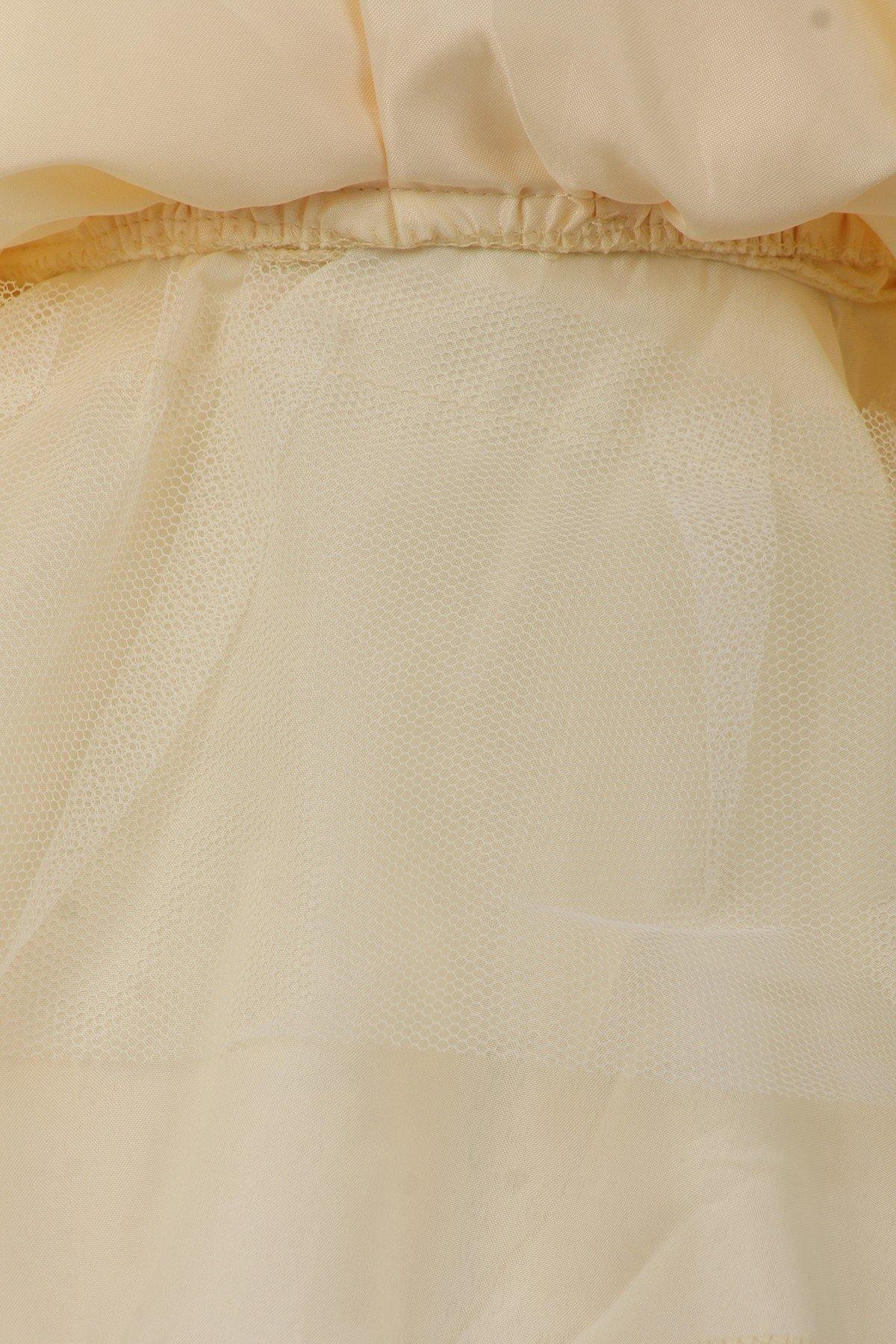 Sleeveless Flower Girls Dress Embroidered Bodice