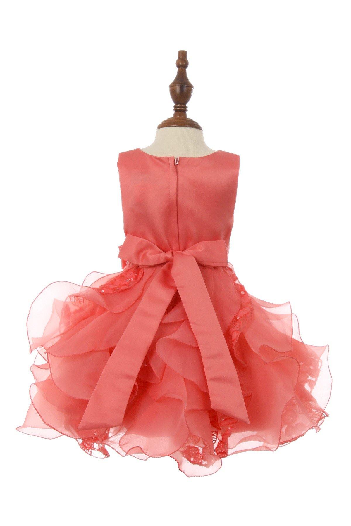 Sleeveless Lace Top Baby Flower Girls Dress