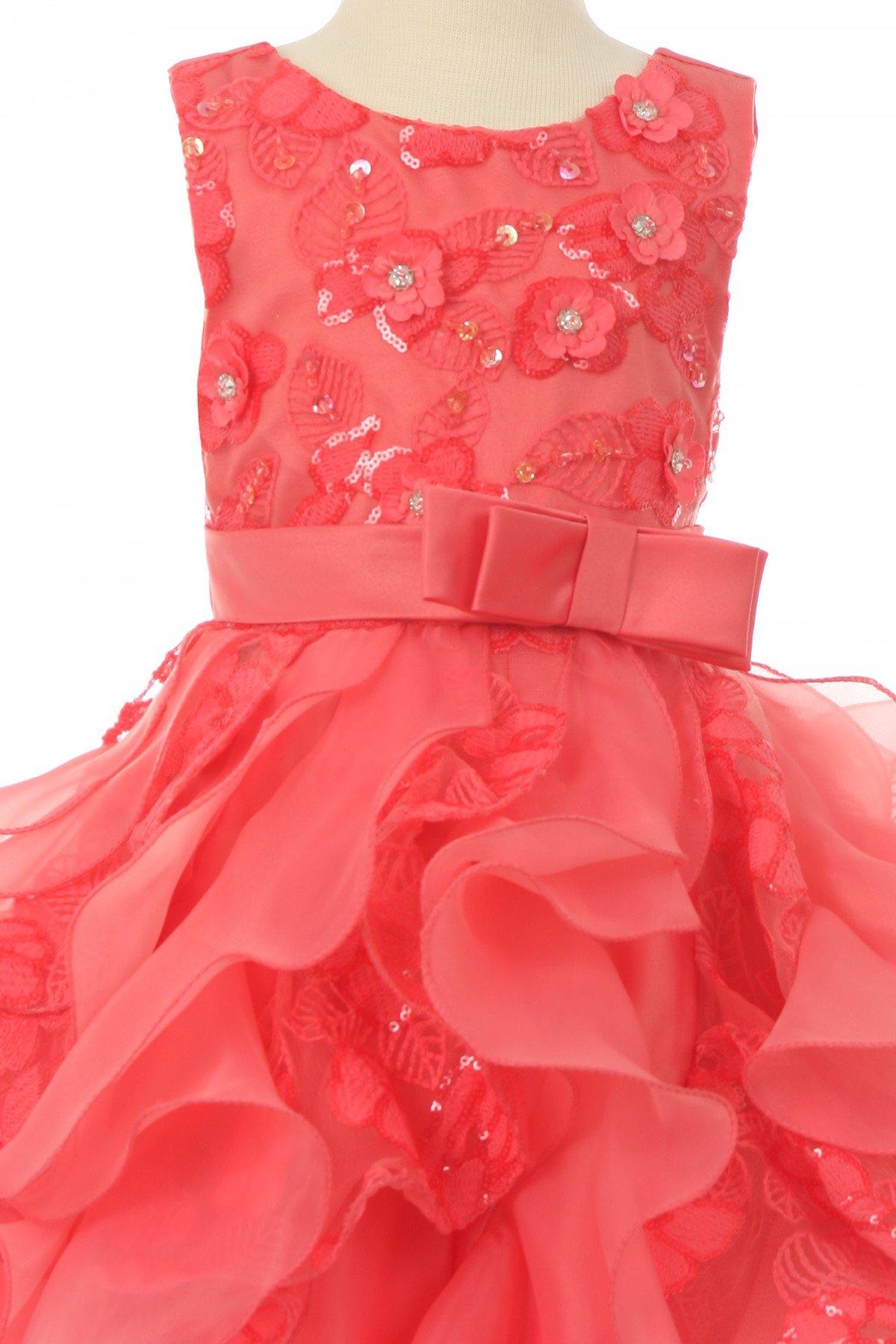 Sleeveless Lace Top Baby Flower Girls Dress