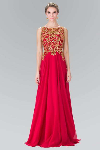 Sleeveless Long Prom Dress Evening Gown - The Dress Outlet Elizabeth K