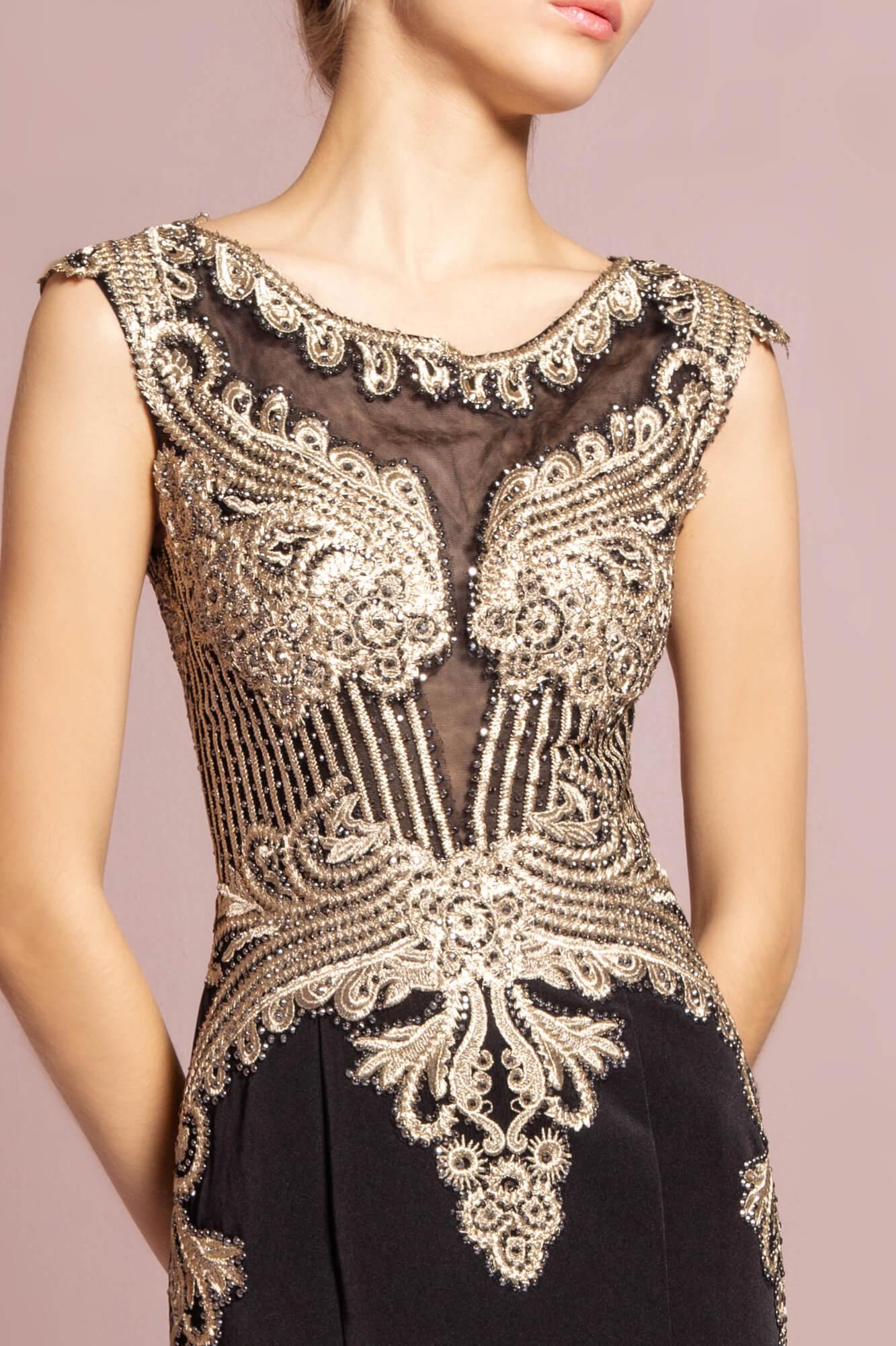 Sleeveless Prom Long Dress Formal Train