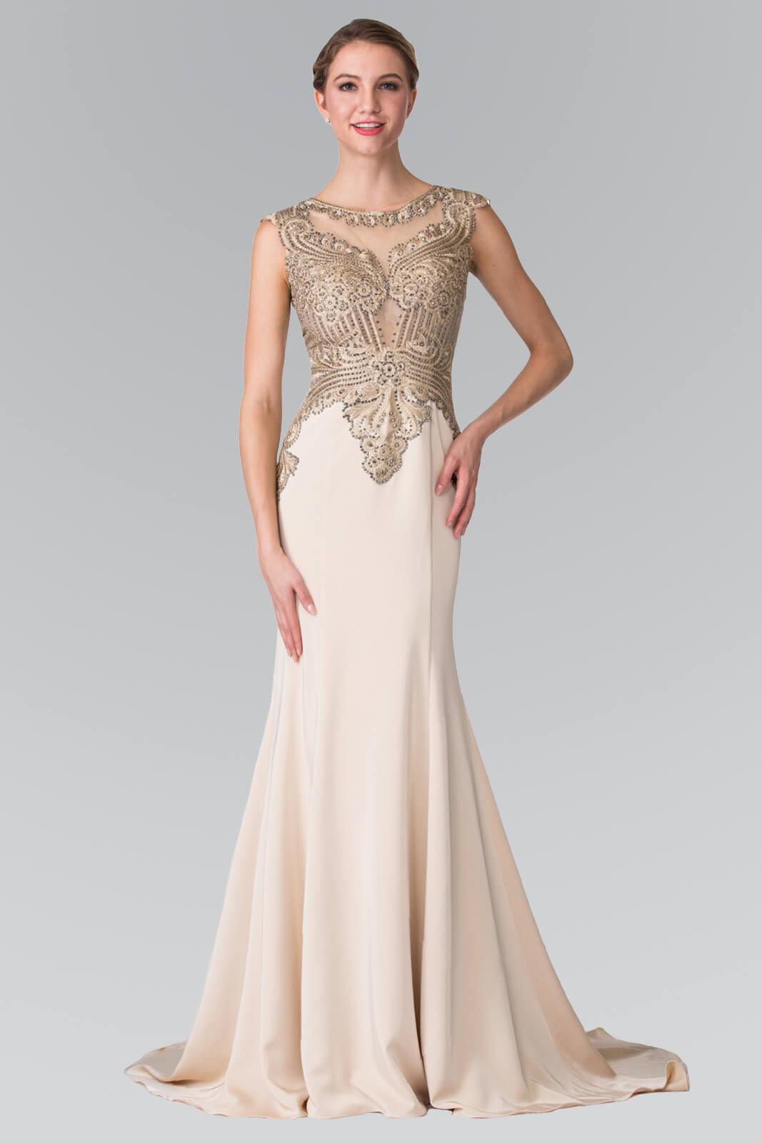 Sleeveless Prom Long Dress Formal Train