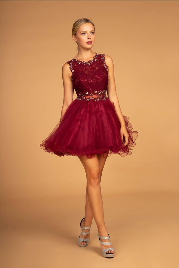 Sleeveless Prom Short Dress Homecoming
