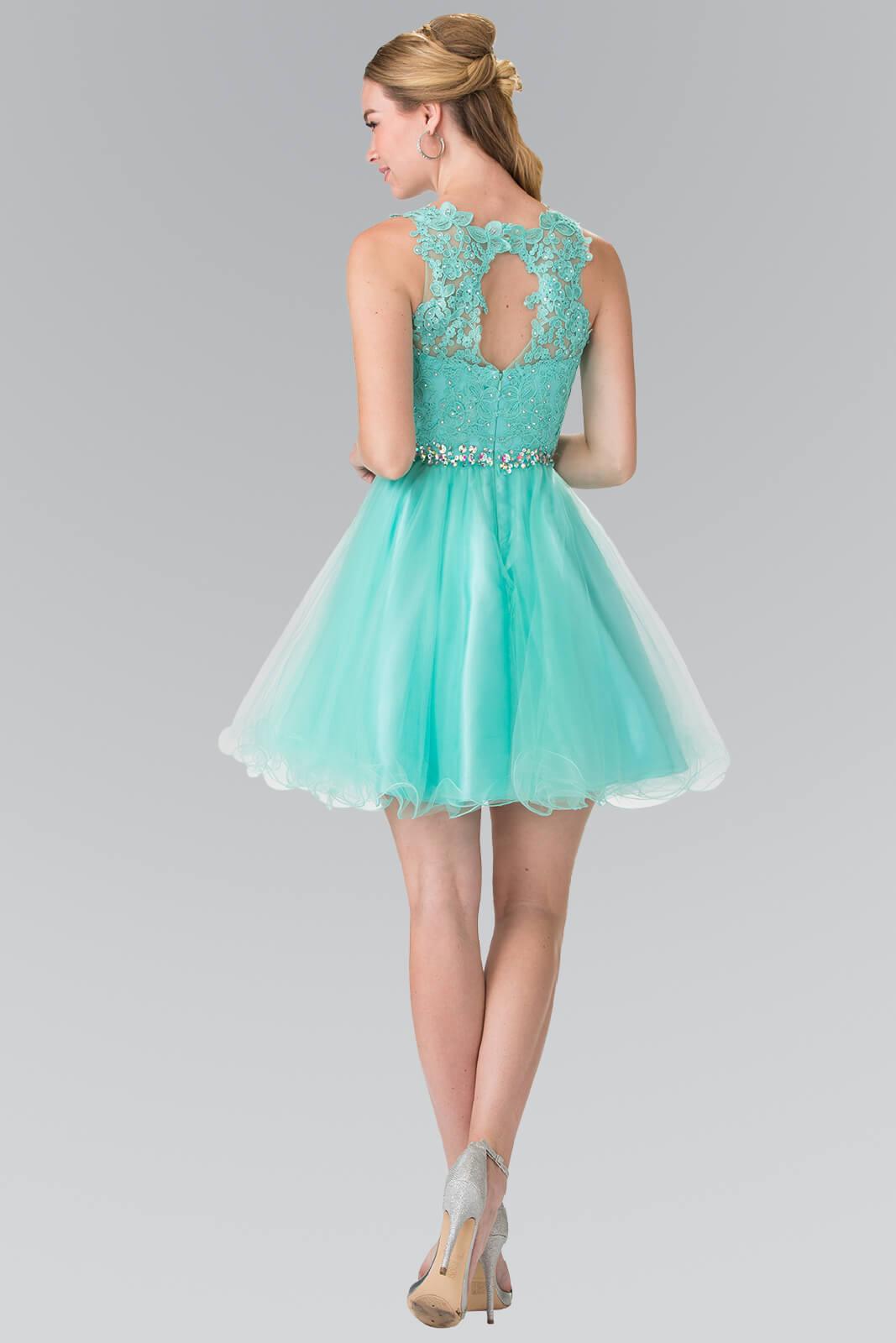 Sleeveless Prom Short Dress Homecoming - The Dress Outlet Elizabeth K