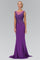 Sleeveless Rome Jersey Long Prom Dress Formal - The Dress Outlet Elizabeth K