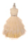 Sleeveless Satin High Low Flower Girls Dress - The Dress Outlet Cinderella Couture