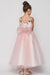 Soft Tulle with Floral Detailing Flower Girls Dress - The Dress Outlet Cinderella Couture