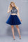 Sparkly Short Two Piece Prom Homecoming Dress - The Dress Outlet Nox Anabel