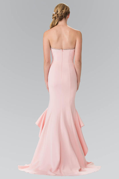 Strapless Long Prom Dress Formal Evening Gown - The Dress Outlet Elizabeth K