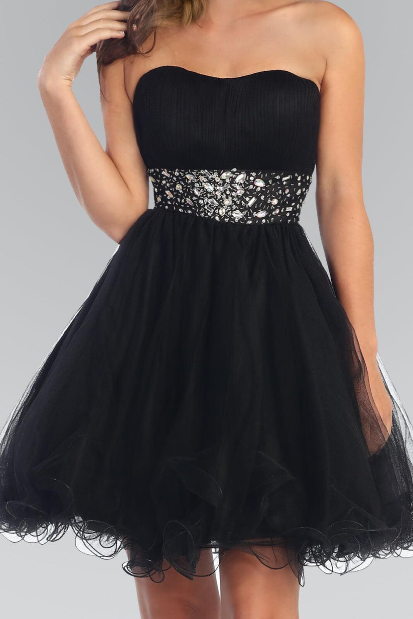 OKdress Strapless Sweetheart Floor-length Prom Dress