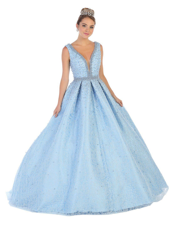 Sweet 16 Long Quinceanera Ball Gown