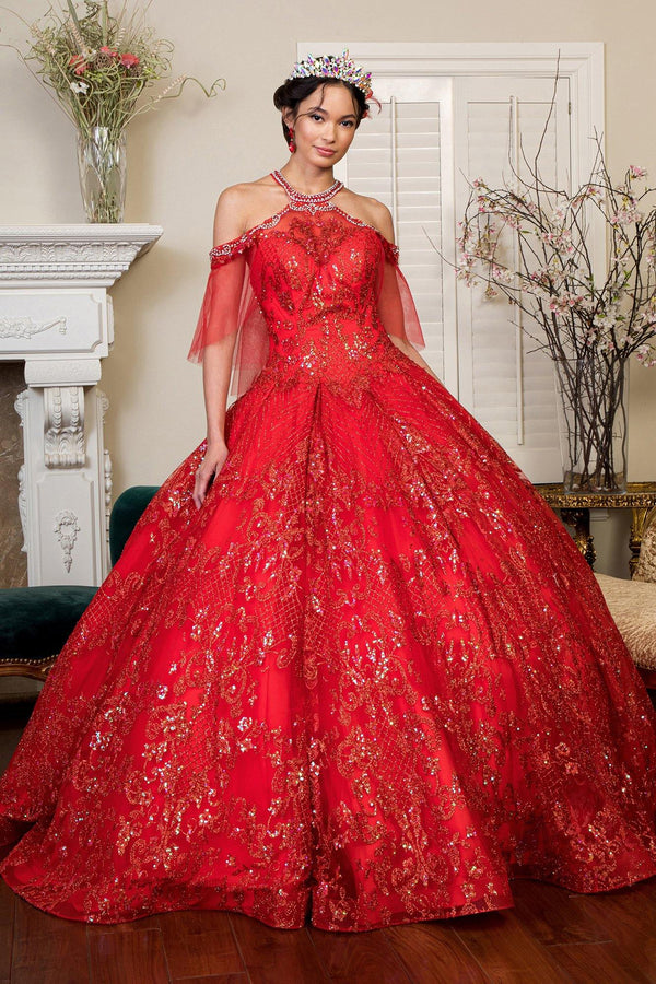 Sweet 16 Long Quinceanera Off Shoulder Ball Gown