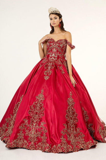 Sweet 16 Long Quinceanera Sleeveless Ball Gown - The Dress Outlet