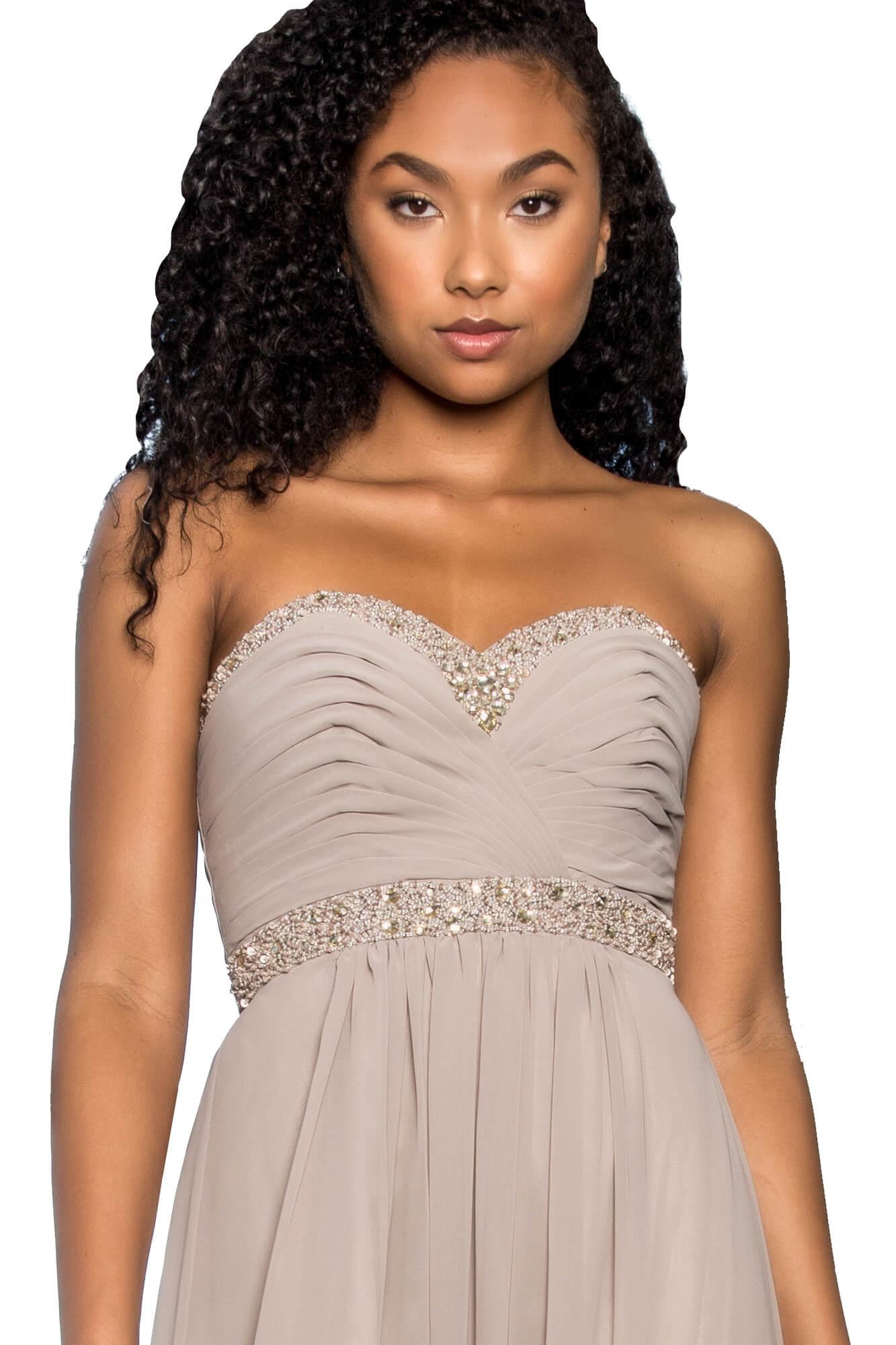 Sweetheart Long Bridesmaid Formal Dress - The Dress Outlet Elizabeth K