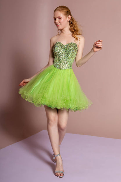 Sweetheart Short Prom Dress Homecoming - The Dress Outlet Elizabeth K
