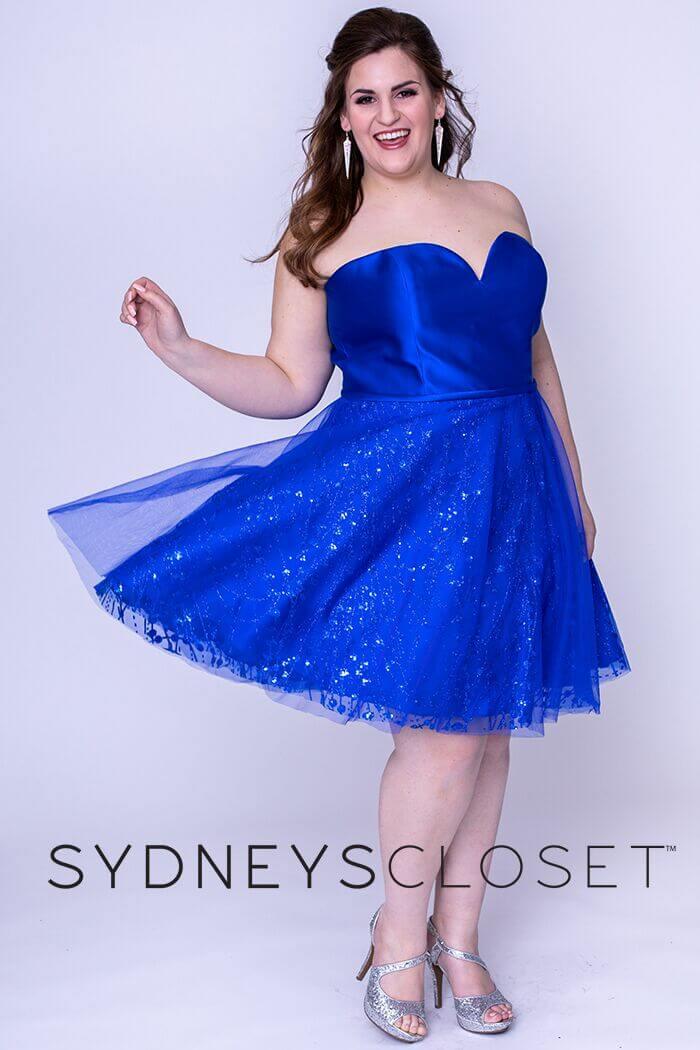 Sydneys Closet Homecoming Short Plus Size Party Dress | DressOutlet for ...