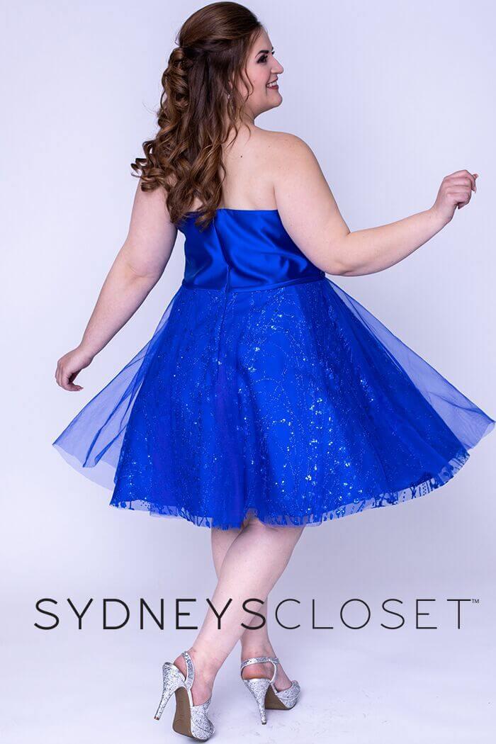 Sydneys Closet Homecoming Short Plus Size Party Dress - The Dress Outlet Sydneys Closet