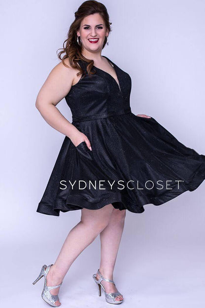 Sydneys Closet Homecoming Short Plus Size Prom Dress - The Dress Outlet Sydneys Closet