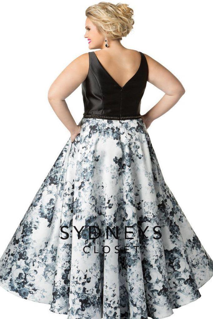 Sydneys Closet Long Formal A-Line Prom Dress