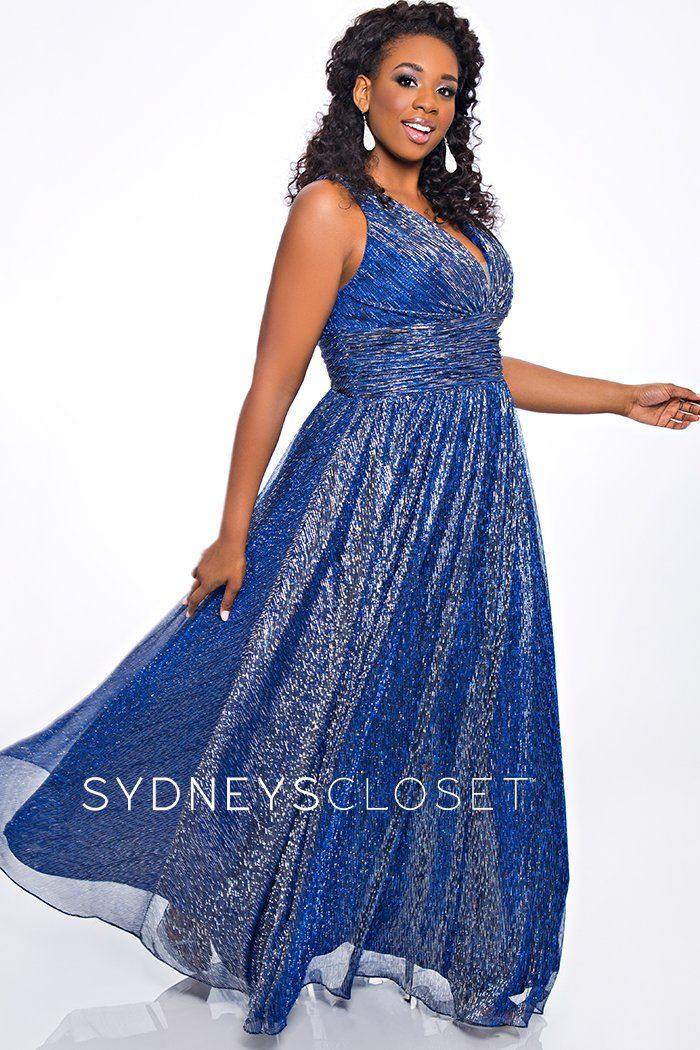 Sydneys Closet Long Plus Size Prom Dress