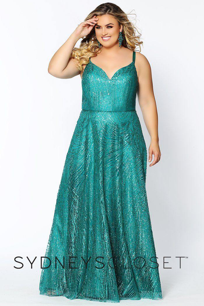 Sydneys Closet Long Prom Dress Plus Size