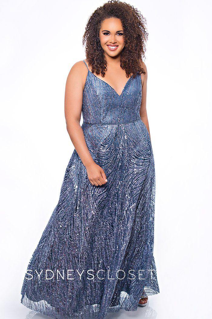 Sydneys Closet Long Prom Dress Plus Size