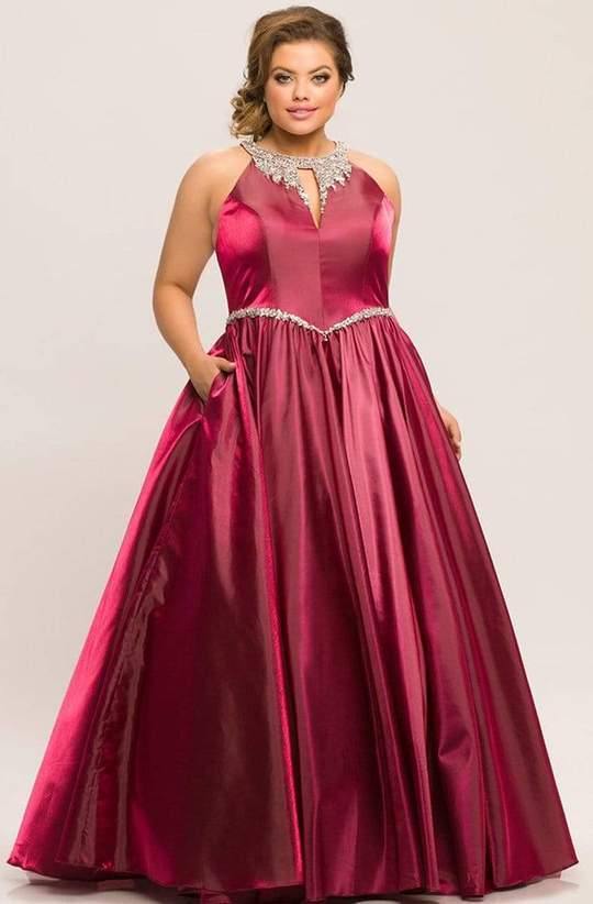 Sydneys Closet Plus Size Long Prom Dress