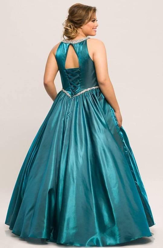 Sydneys Closet Plus Size Long Prom Dress