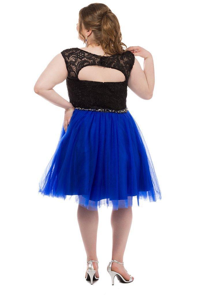 Sydneys Closet Plus Size Short Prom Dress