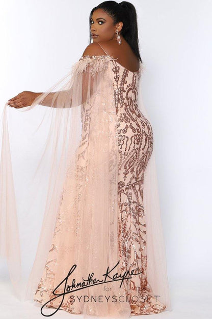 Sydneys Closet Prom Plus Size Long Dress - The Dress Outlet