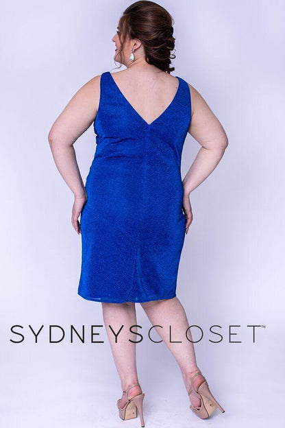 Sydneys Closet Prom Short Plus Size Homecoming Dress - The Dress Outlet