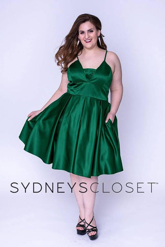 Sydneys Closet Prom Short Plus Size Homecoming Dress | DressOutlet ...