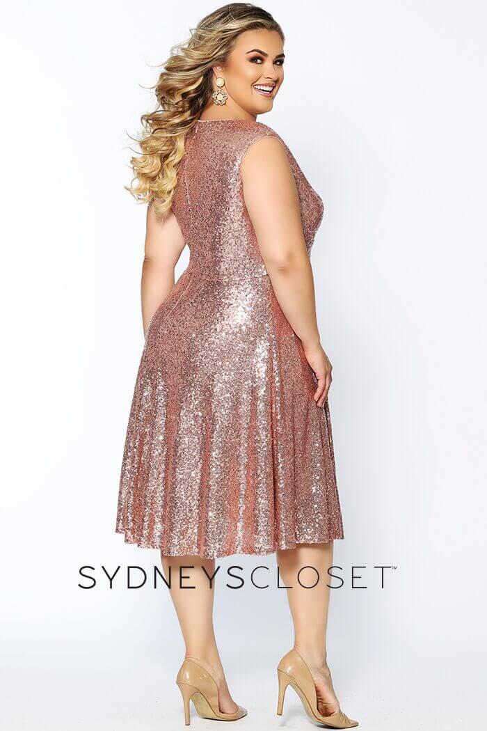 Sydneys Closet Short Plus Size Homecoming Prom Dress - The Dress Outlet