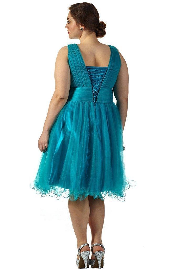 Sydneys Closet Short Plus Size Prom Dress