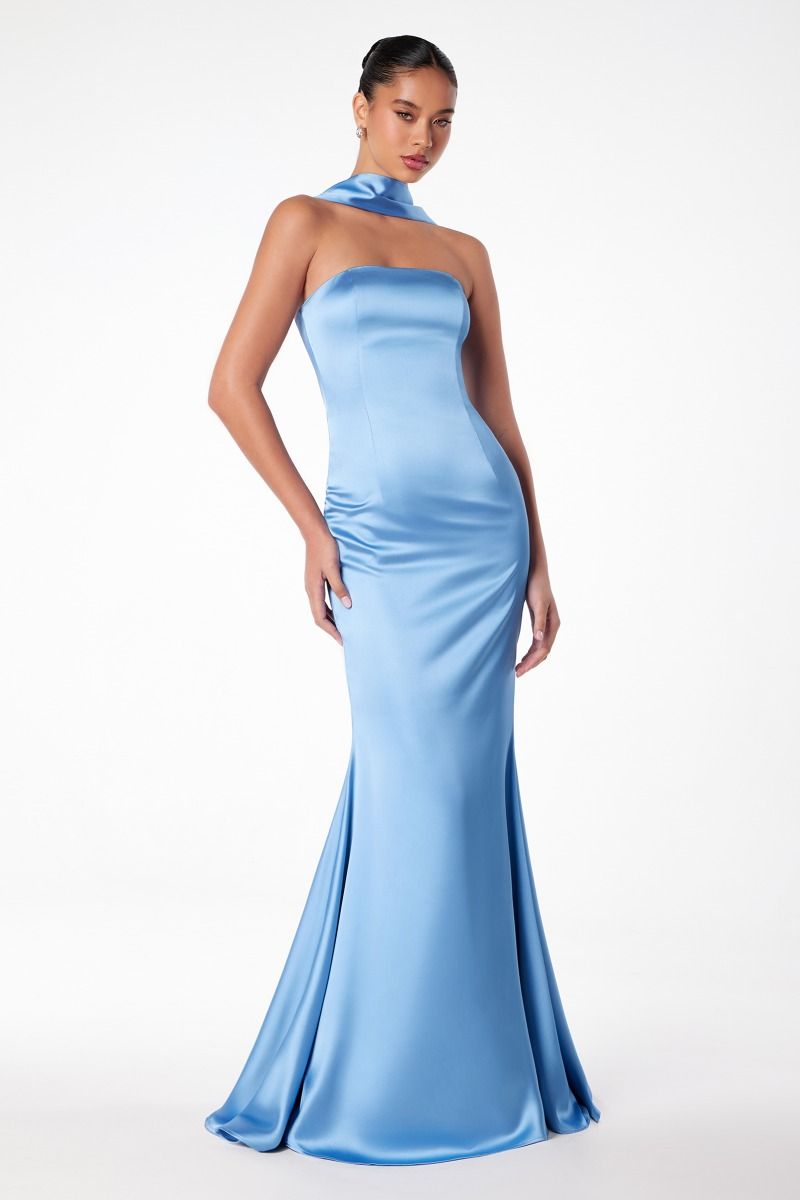 Prom Dresses Long Mermaid Forma Evening Prom Dress Blue