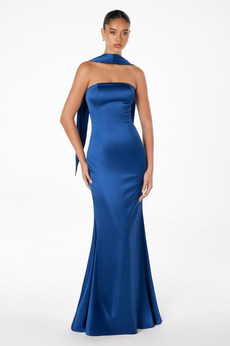 Prom Dresses Long Mermaid Forma Evening Prom Dress Navy