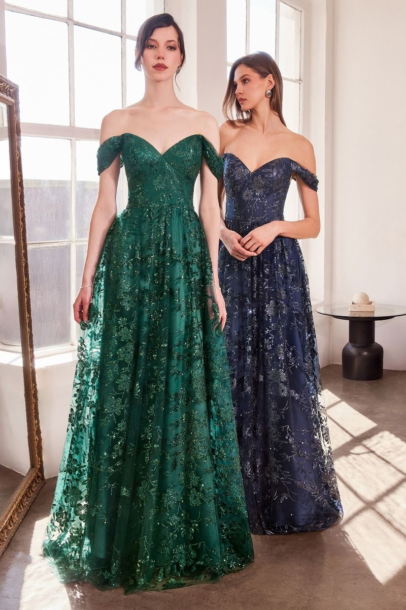 Amoris T607 A Line Long Glitter Print Formal Prom Dress Amoris T607 A Line Long Glitter Print Formal Prom Dress